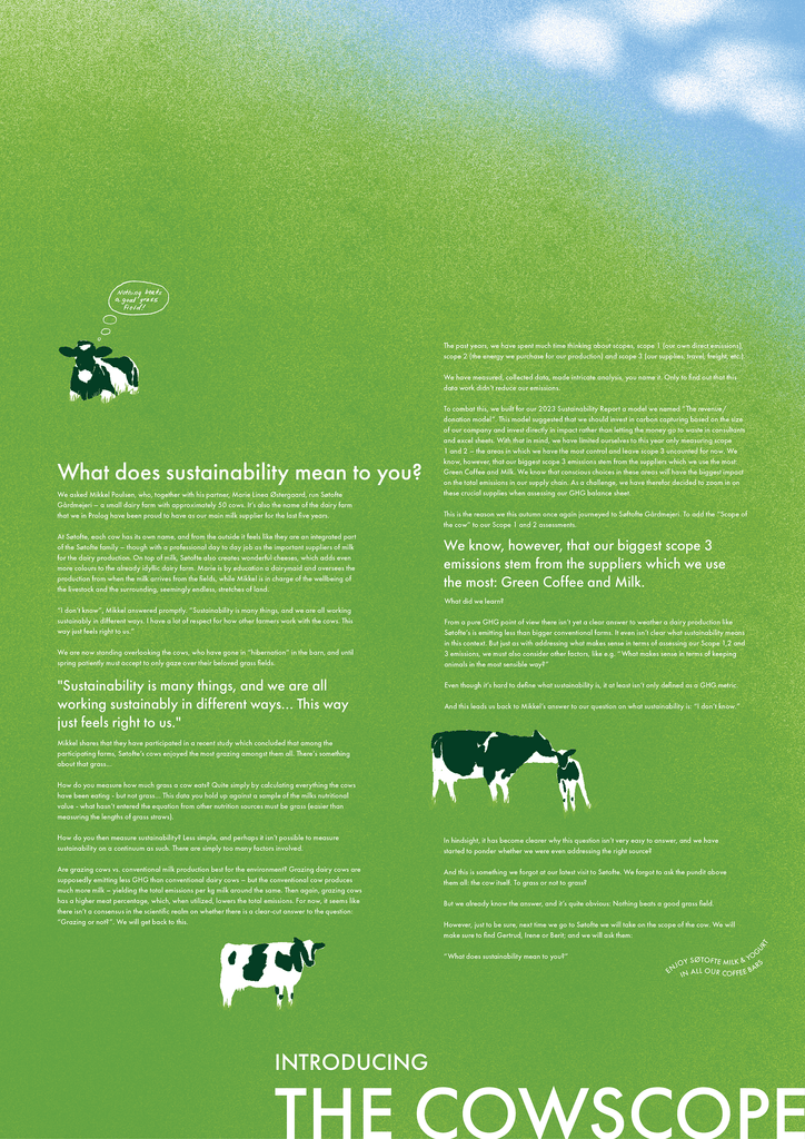 Sustainability Report 2024 - 'Introducing The Cowscope'
